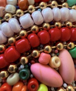 Alternative view of Bracelet Colombia perles rouge