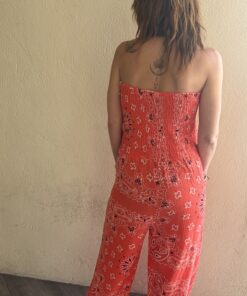 Alternative view of Combinaison bandana corail