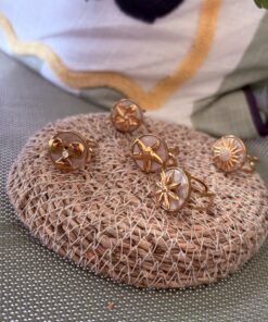 Bague anti-stress dorée