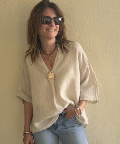 Blouse soleil Sol beige