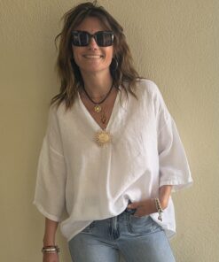 Blouse soleil Sol blanche