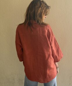 Alternative view of Blouse soleil Sol terracota