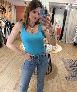 Alternative view of Body Nina bleu turquoise