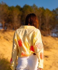 Alternative view of Chemise brodée Rosa jaune