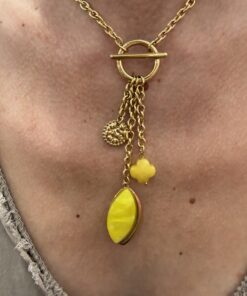 Collier Caracas jaune
