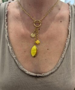 Alternative view of Collier Caracas jaune