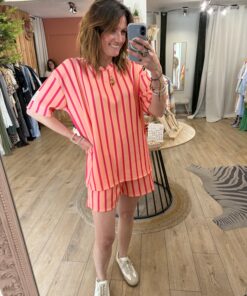 Alternative view of Ensemble Toscana orange et rose