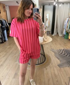 Ensemble Toscana rose et rouge