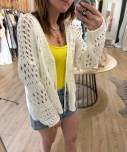 Alternative view of Gilet crochet Clémence