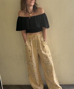 Alternative view of Pantalon bandana beige