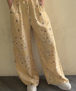 Pantalon bandana beige