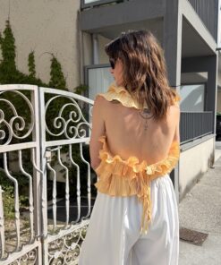 Alternative view of Pantalon fluide Lola blanc