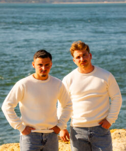 Pull demi saison Sam blanc
