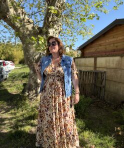 Robe longue fleurie eden