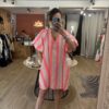 Robe Maya fuchsia et rose
