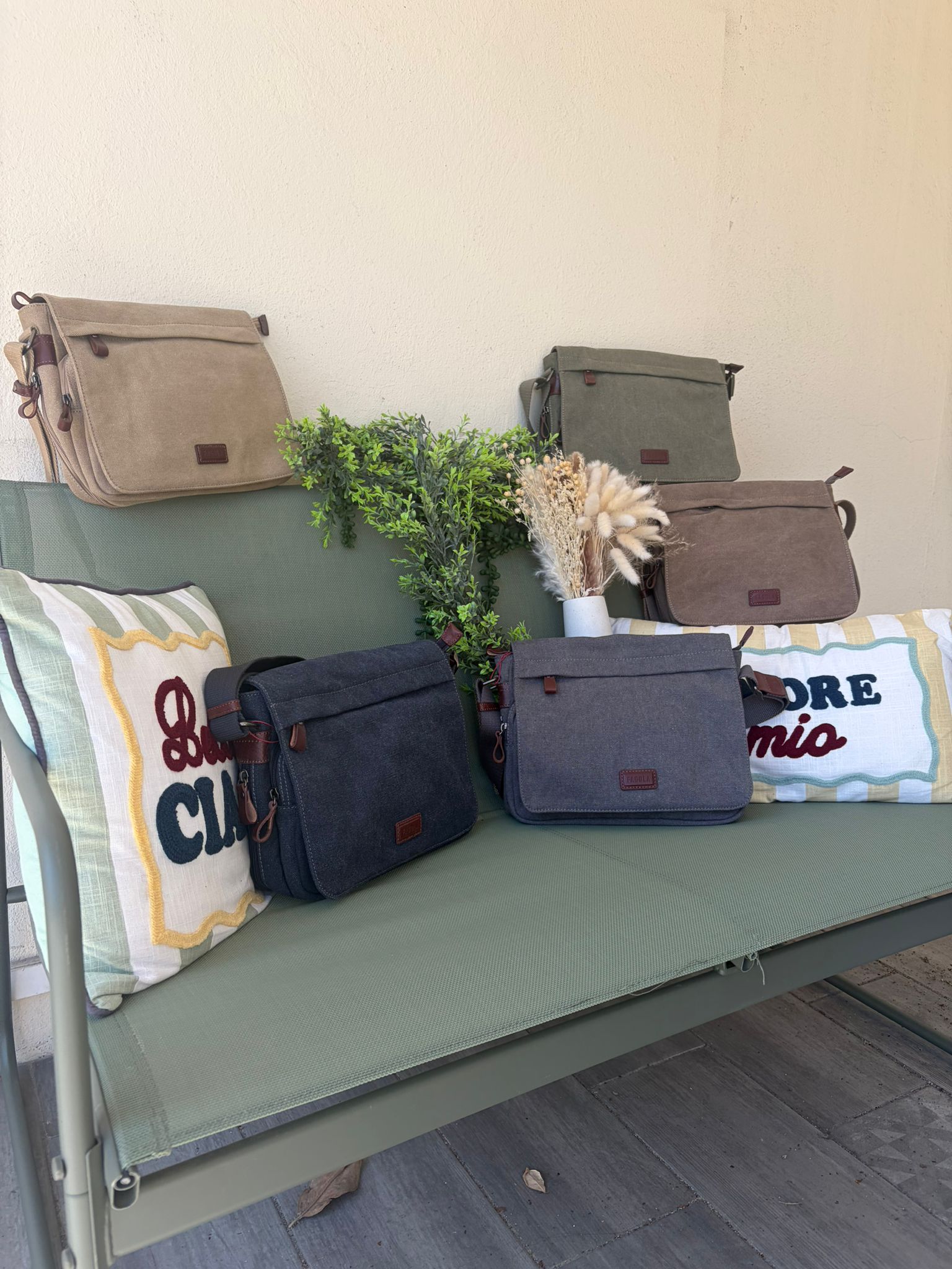 Sac reporter gris homme – Image 3