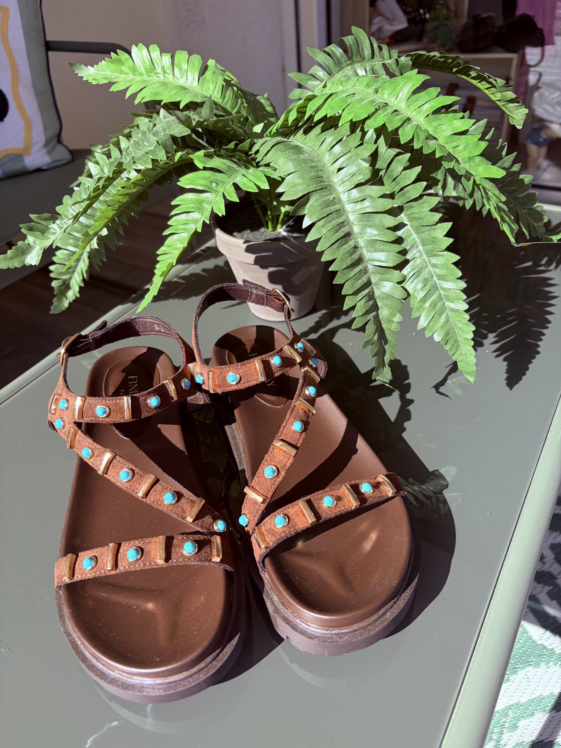 Sandales Cala chocolat