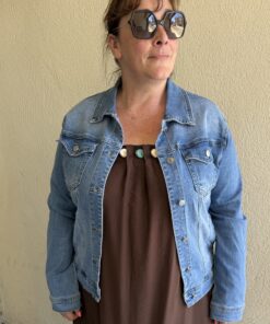 Veste en jean manches longues erika
