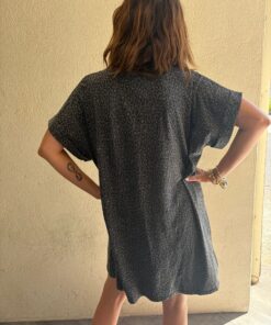 Alternative view of Robe t-shirt Amour marine délavé