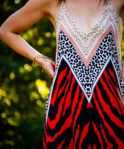 Alternative view of Robe Andalouse rouge