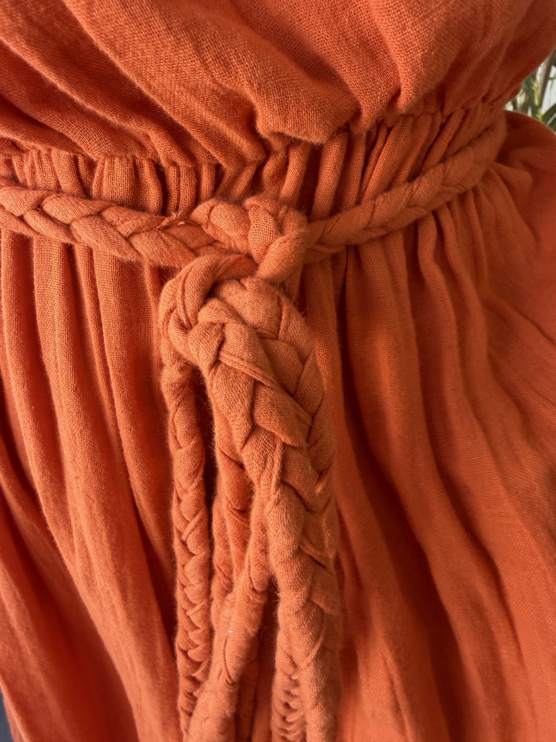 Robe Diane orange rouille – Image 4