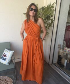 Alternative view of Robe Diane orange rouille