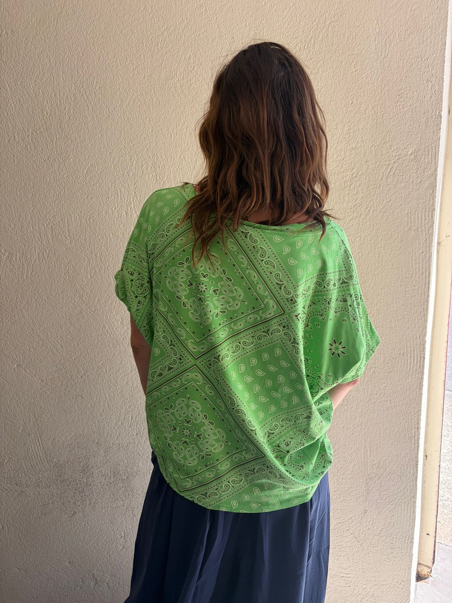 T-shirt bandana vert – Image 3