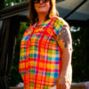 Chemise multicolore créole
