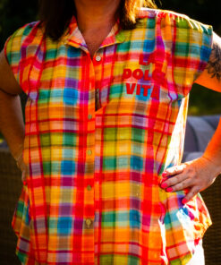 Alternative view of Chemise multicolore créole