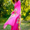 Robe longue Cléo rose