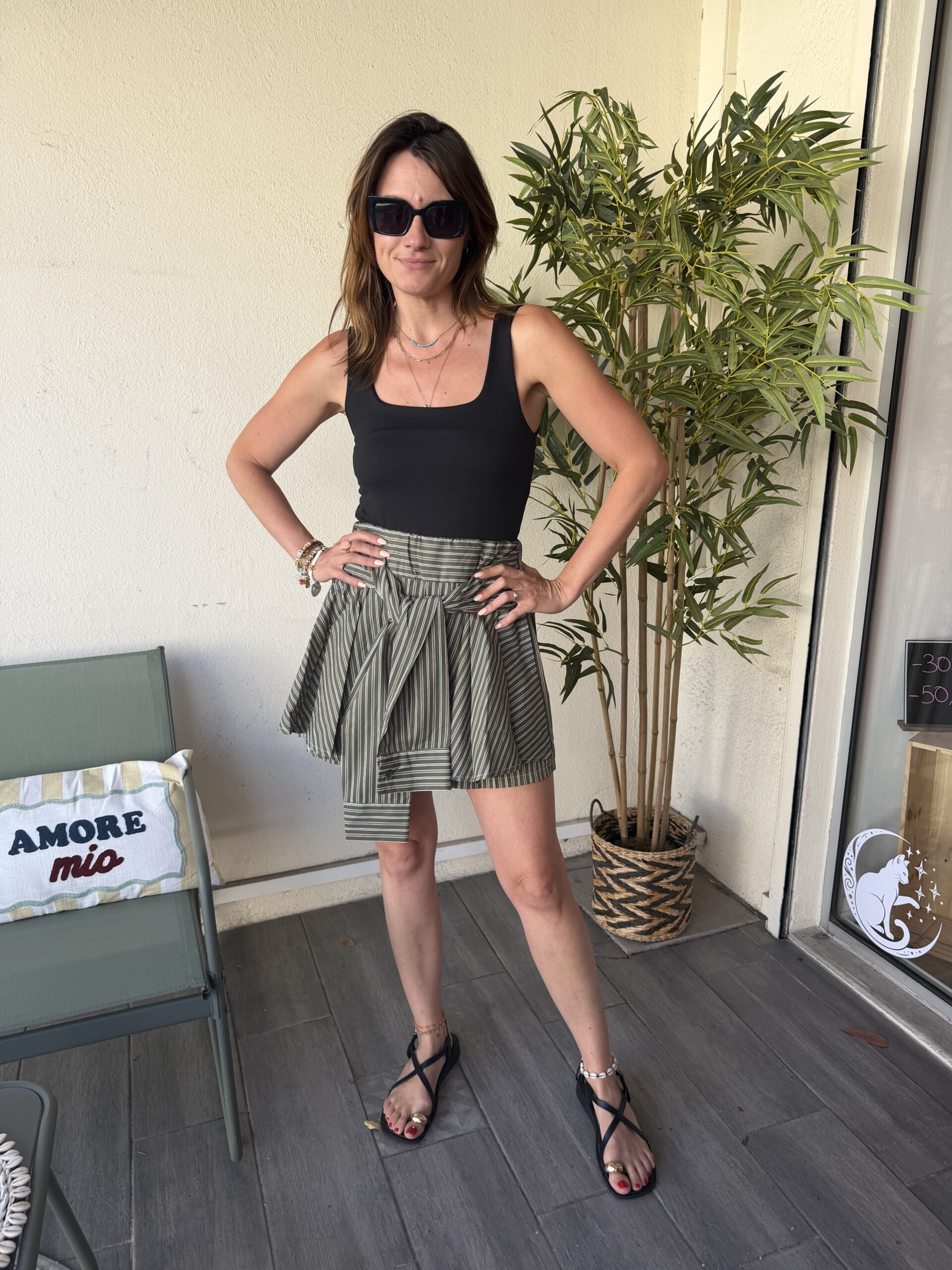 Short chemise kaki – Image 2