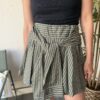 Short chemise kaki