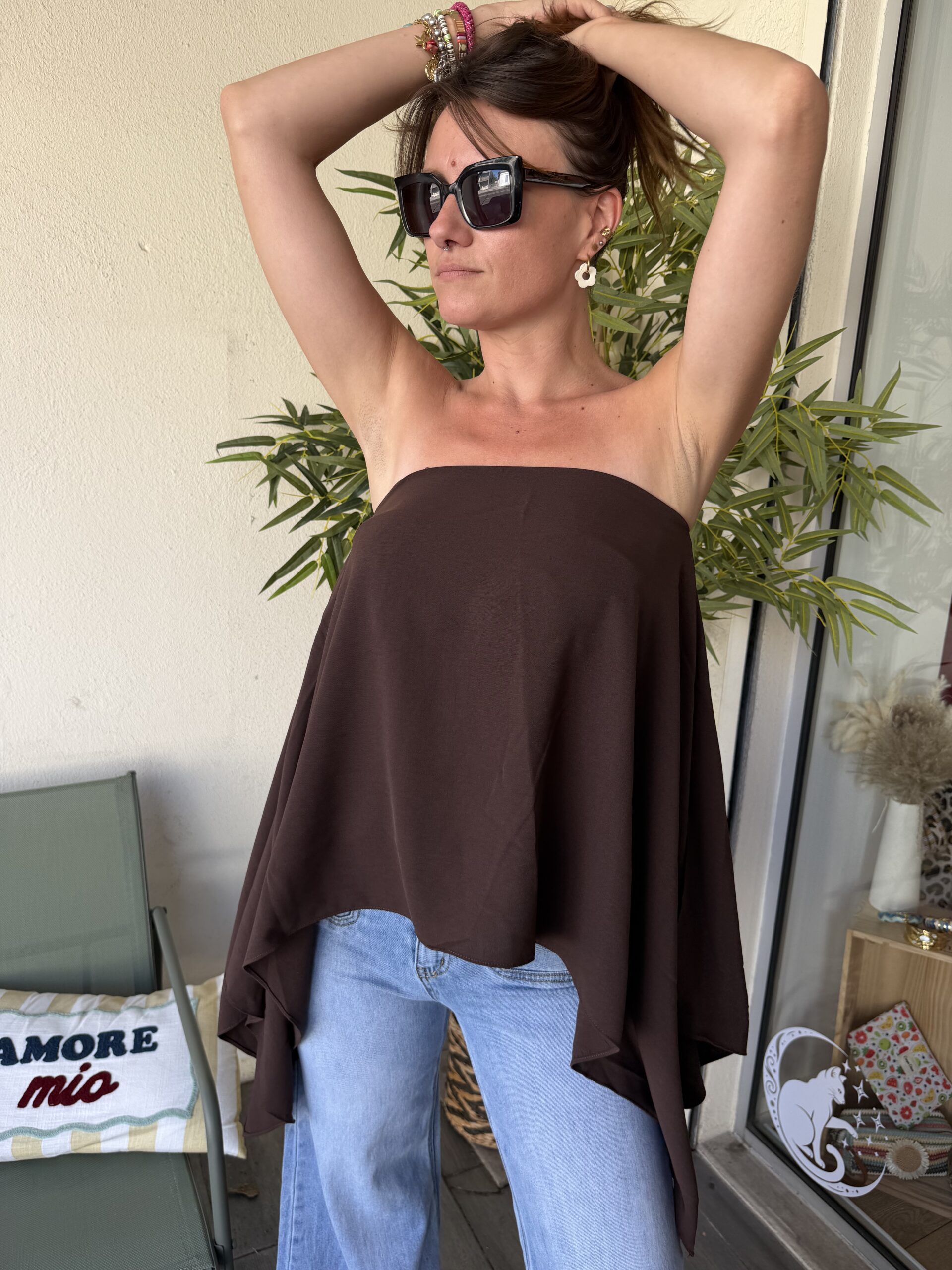 Top Capri chocolat – Image 4