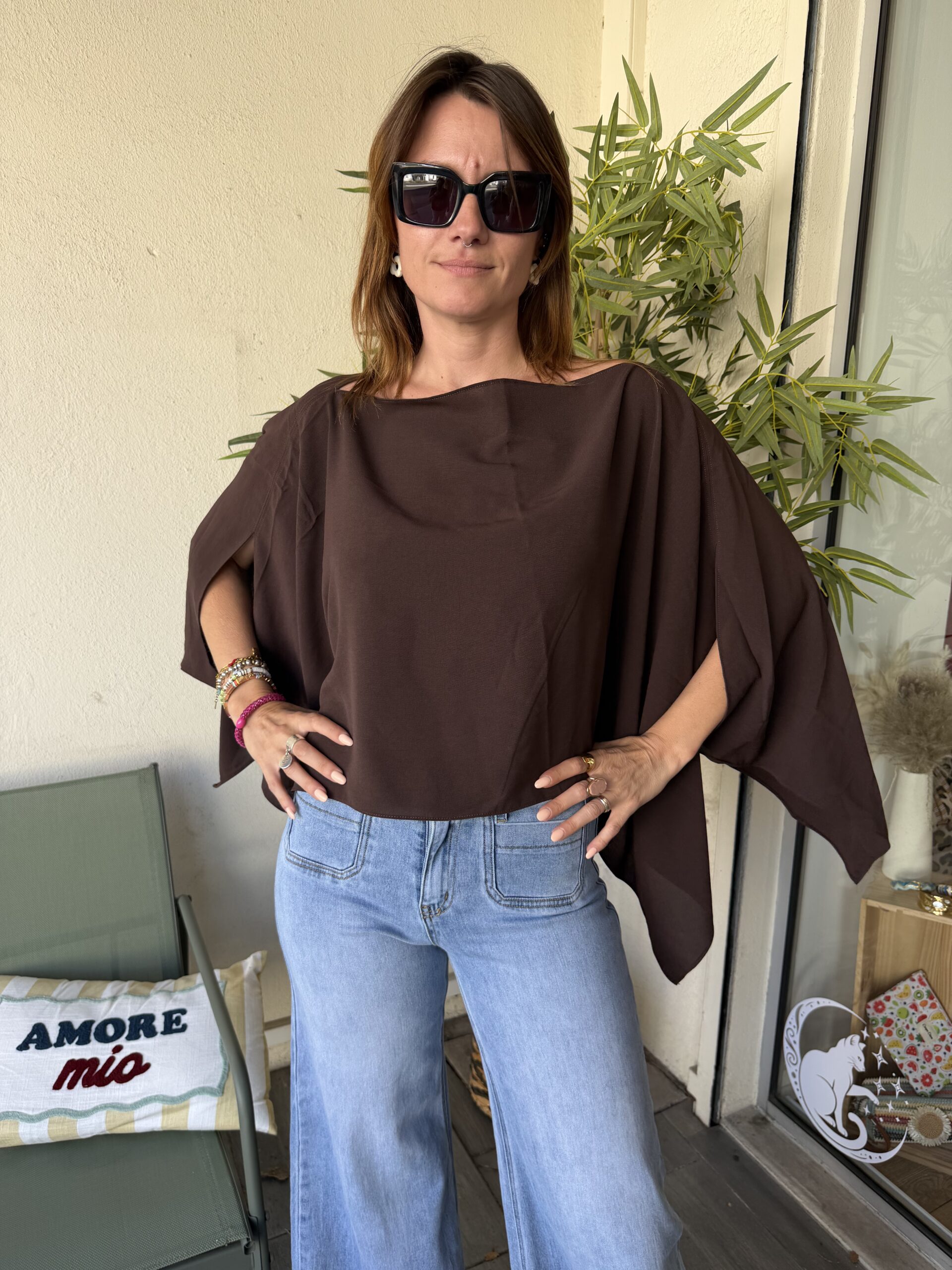 Top Capri chocolat – Image 2