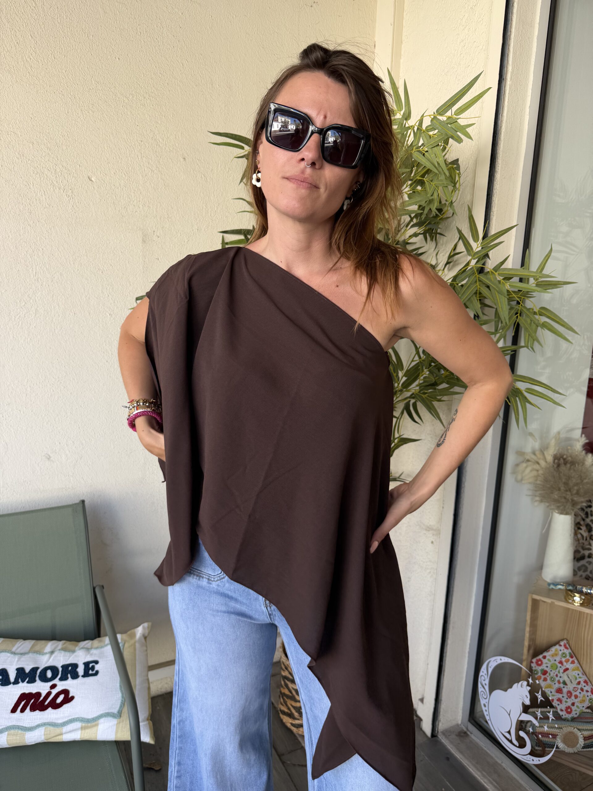 Top Capri chocolat – Image 3