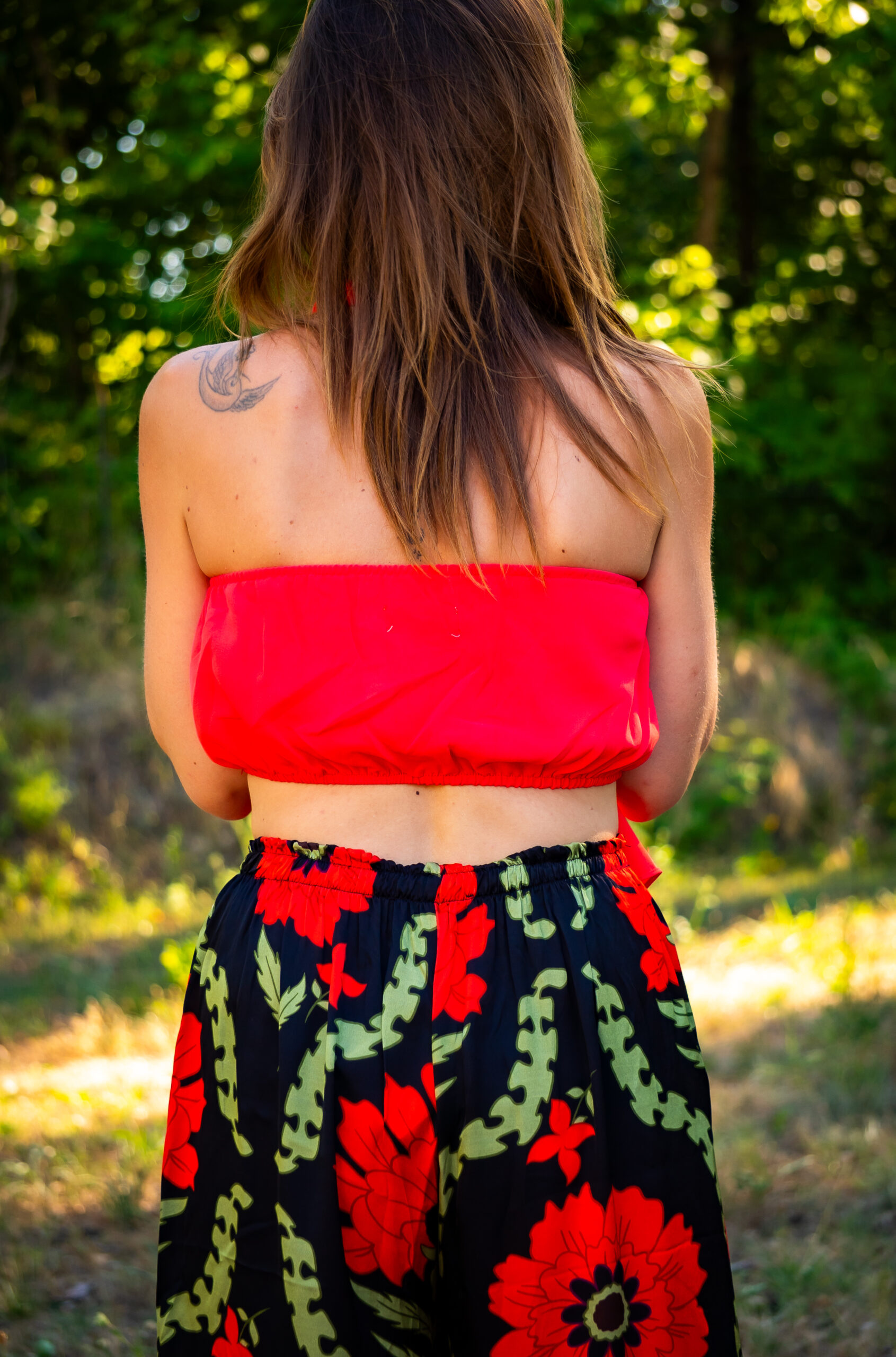 Top Capri rouge corail – Image 4