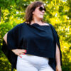 Top Capri noir